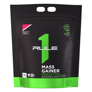 Rule 1 Mass Gainer - 12lb (Strawberries & Creme)