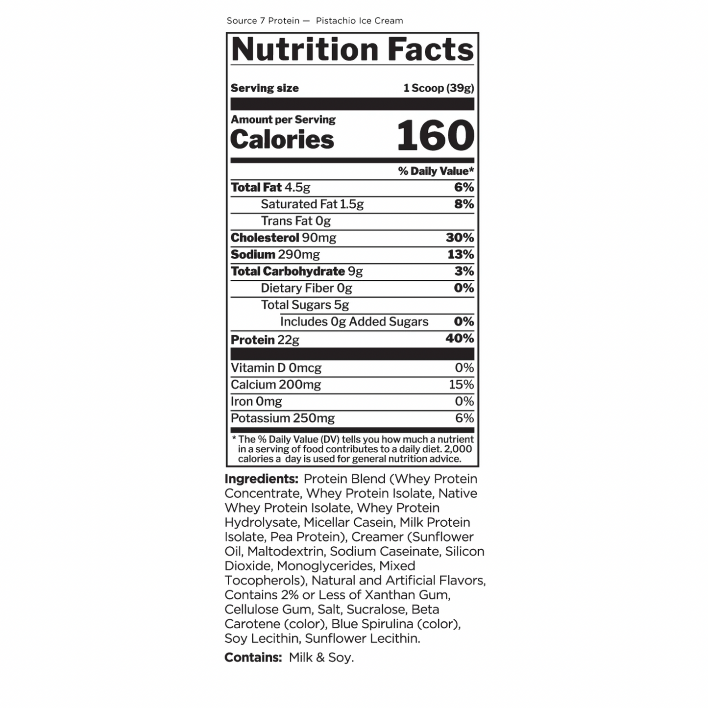 R1 Source 7 Protein 4lb Pistachio