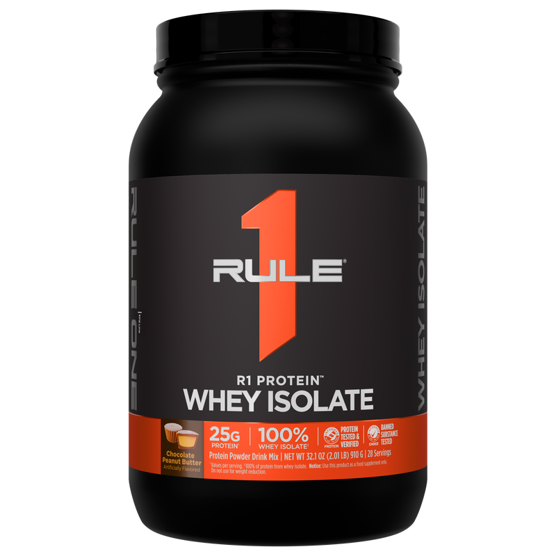 Rule 1 R1 Protein Isolate - 2lb (Peanut Butter Choc)