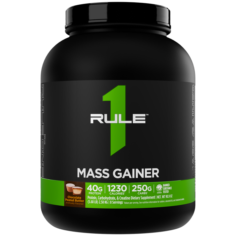 Rule 1 Mass Gainer - 6lb (Peanut Butter Chocolate)