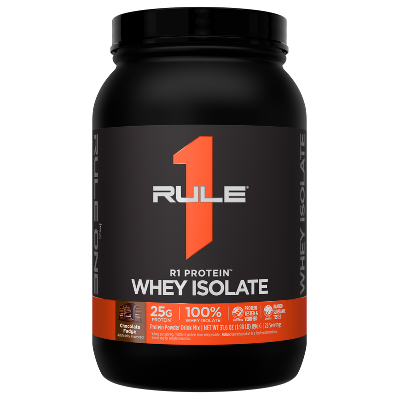 Rule 1 R1 Protein Isolate - 2lb (Chocolate Fudge)