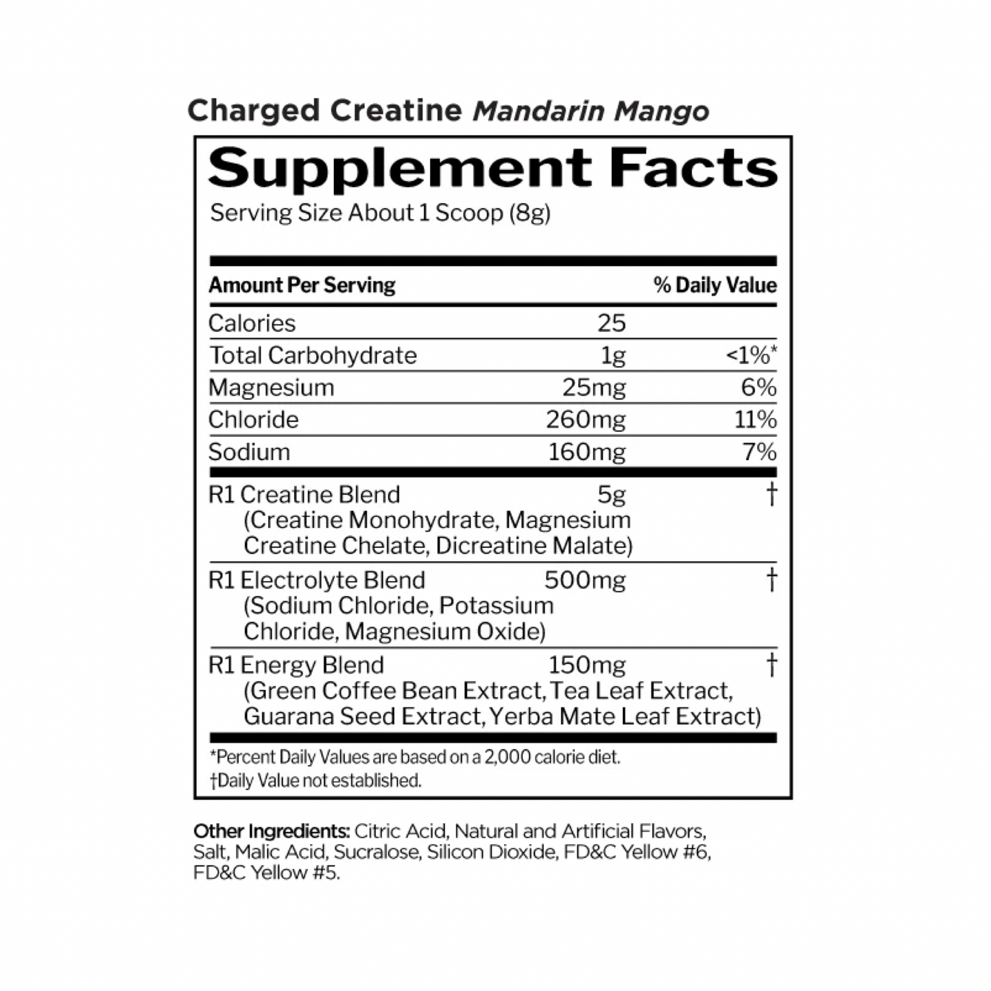 R1 Charged Creatine Mandarin Mango