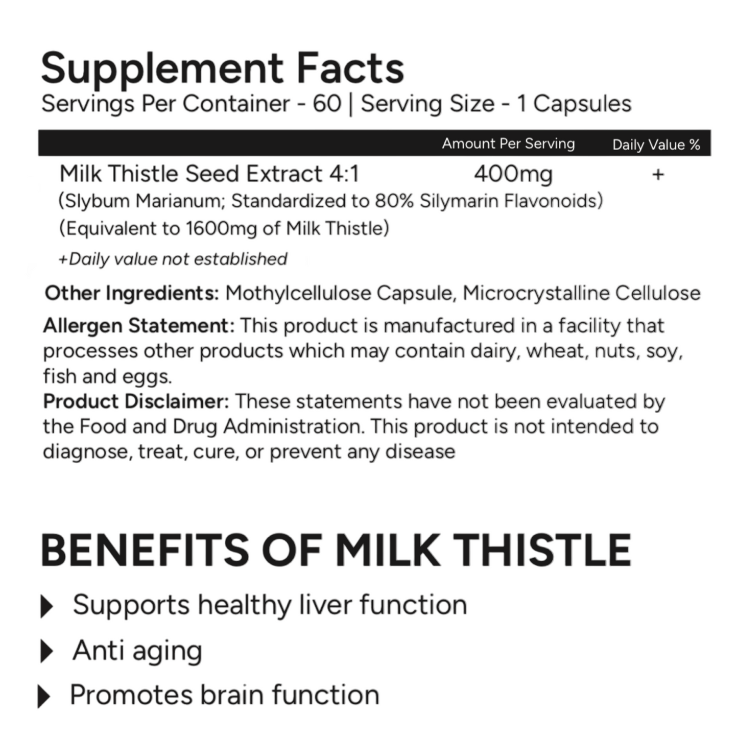 Fitfam Milk Thistle