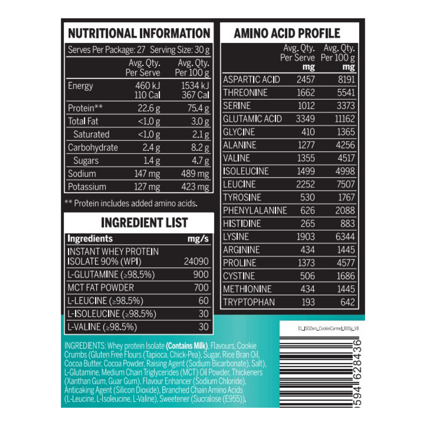 Emerald Iso 2kg Cookie Caramel