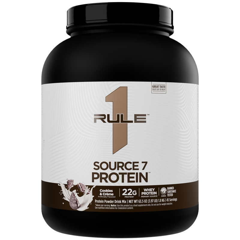 Rule 1 Source7 Protein - 4lb (Cookies & Cream)