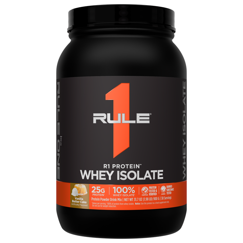 Rule 1 R1 Protein Isolate - 2lb (Vanilla Butter Cake)