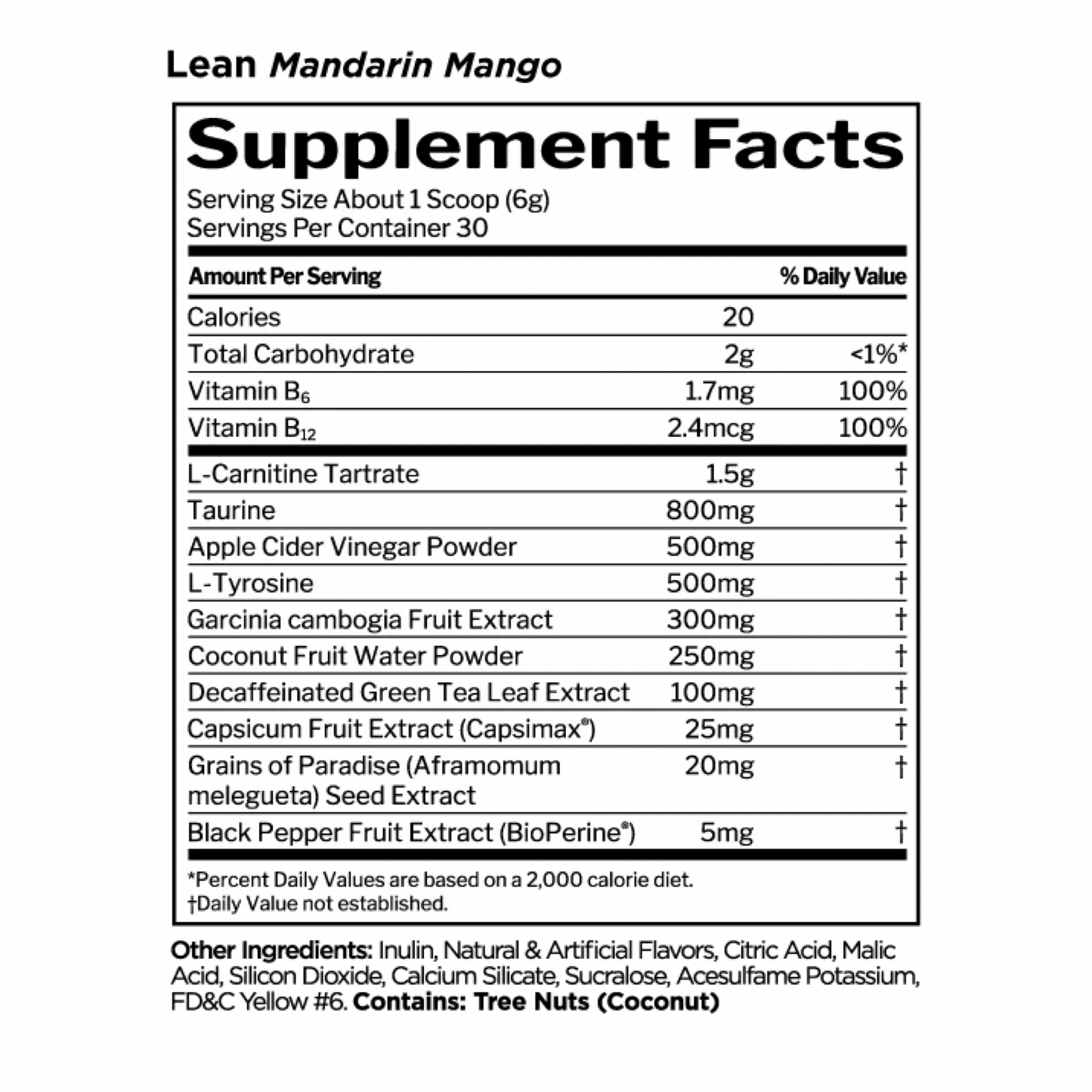 R1 Lean Mandarin Mango