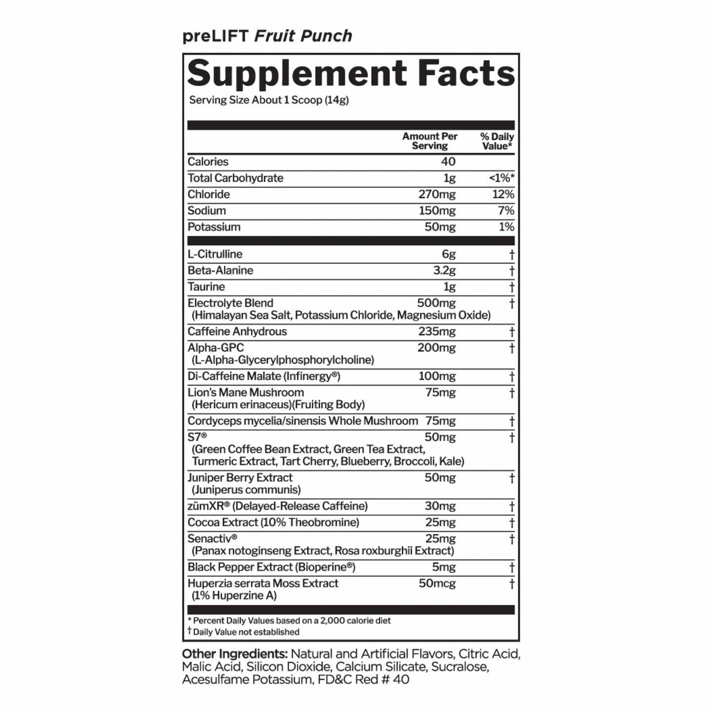 R1 Pre Lift Fruit Punch