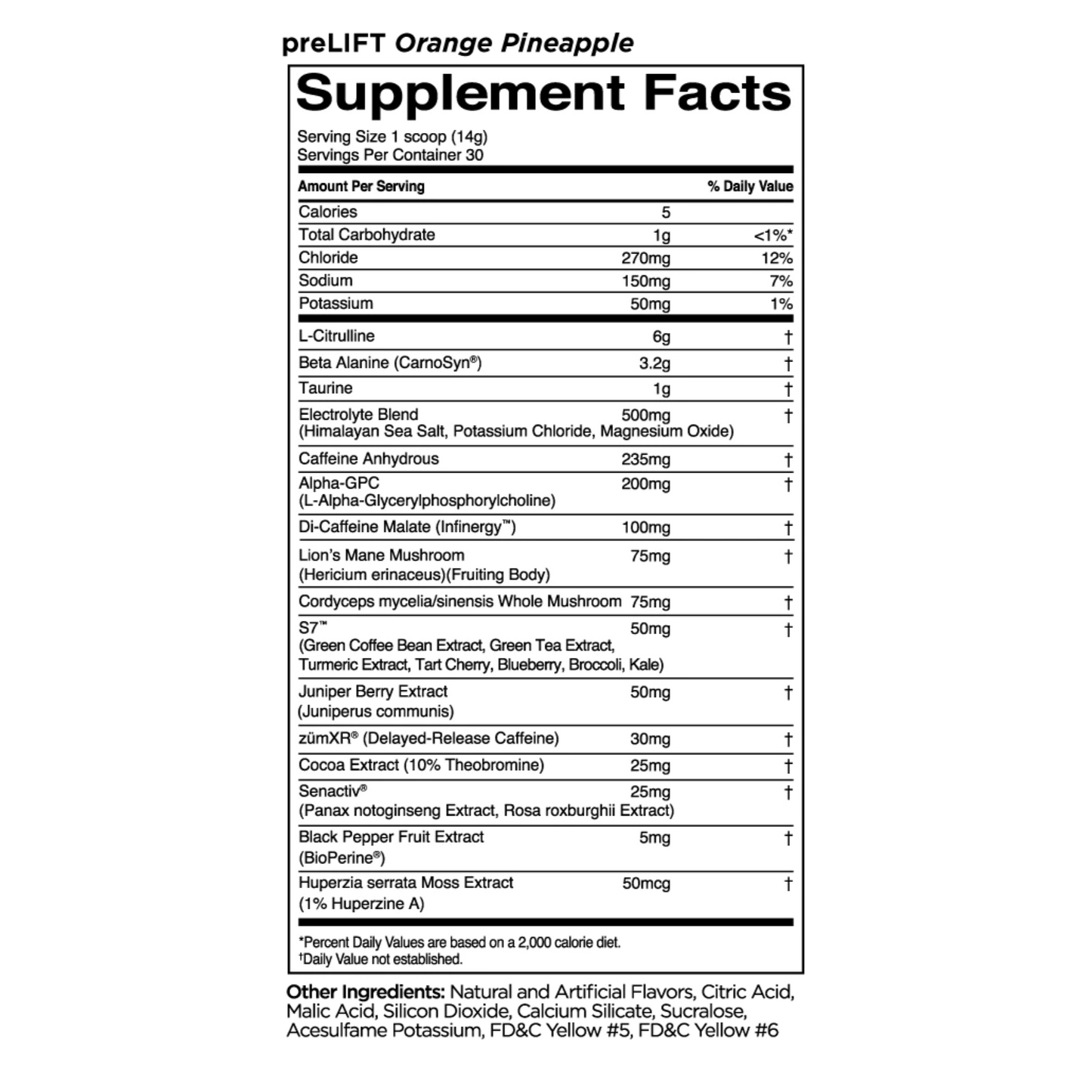 R1 Pre Lift Orange Pineapple
