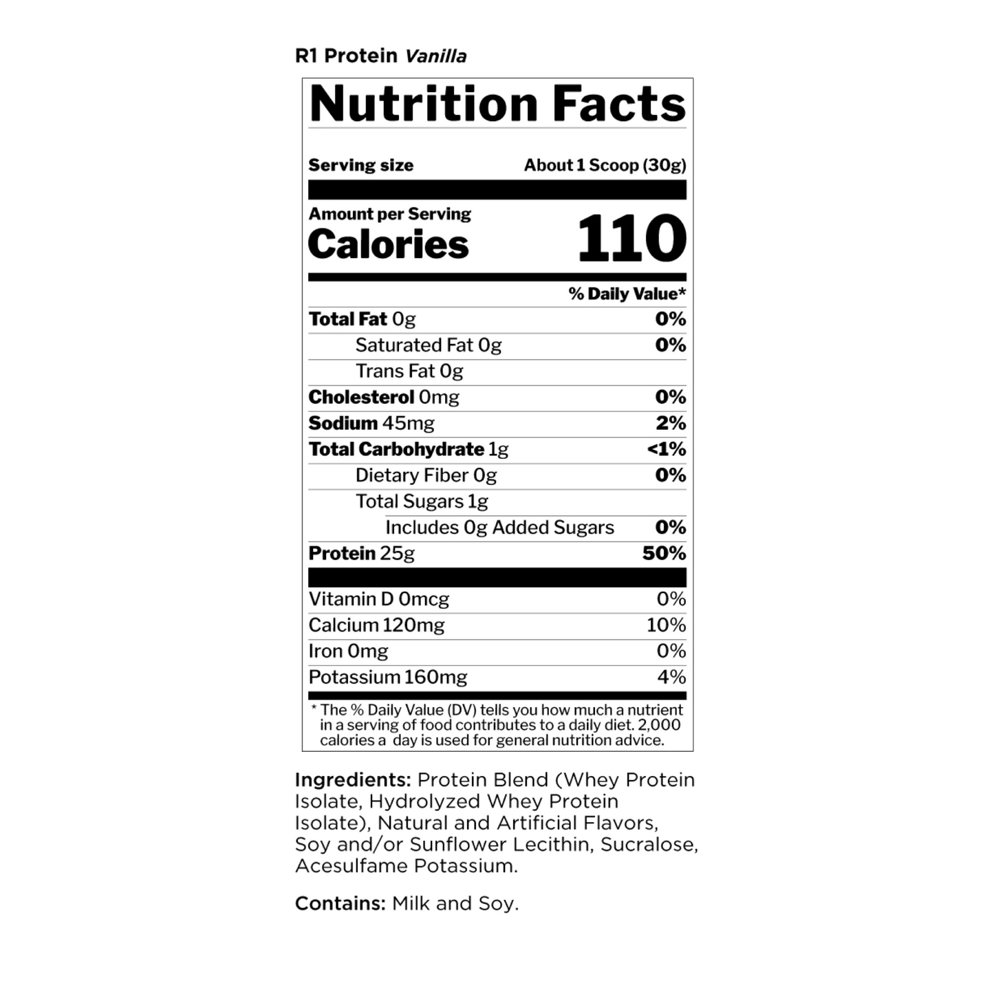 R1 Protein 2LB Cookies And Creme