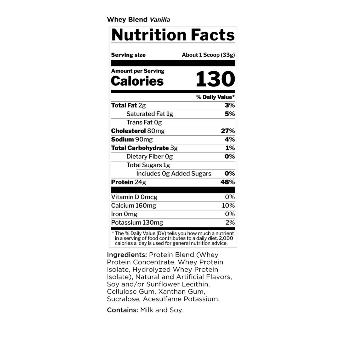 R1 Whey 5LB Vanilla Creme