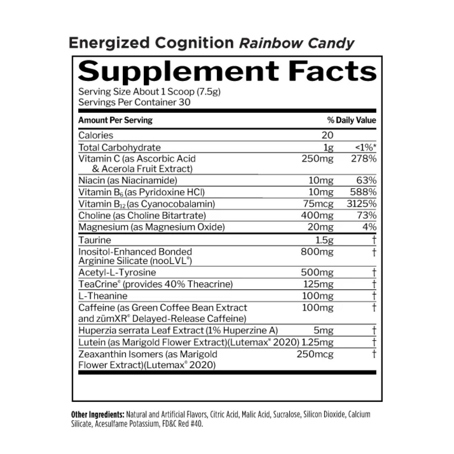 R1 Energized Cognition Rainbow Candy