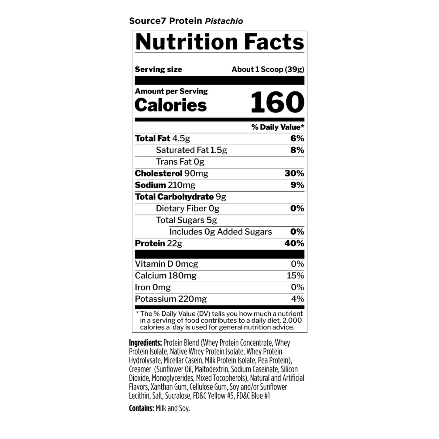 R1 Source 7 Protein 2LB Pistachio