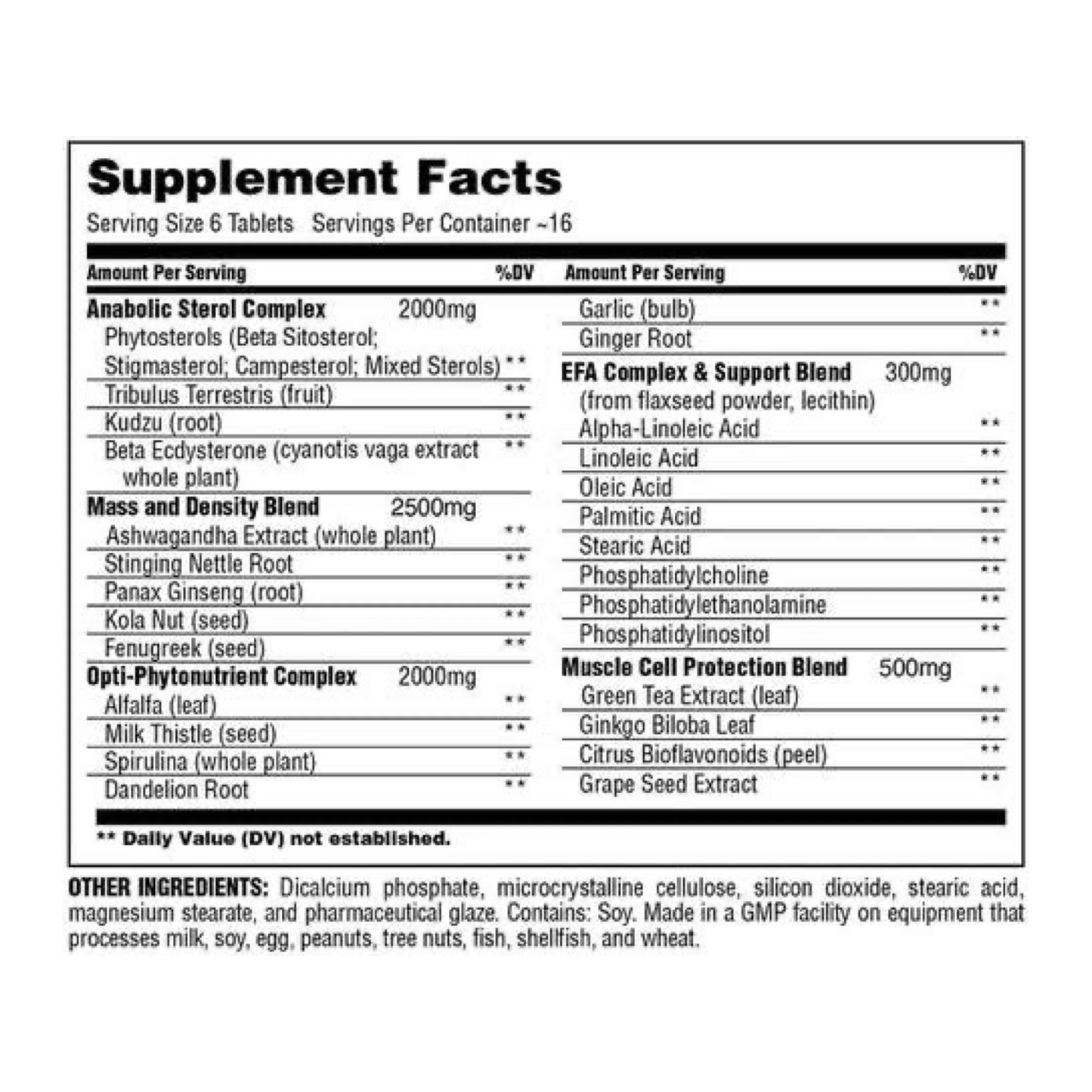 Universal Natural Sterol Complex