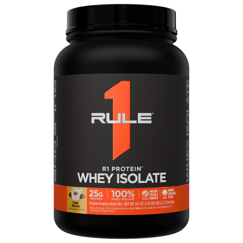 Rule 1 R1 Protein Isolate - 2lb (Cafe Mocha)