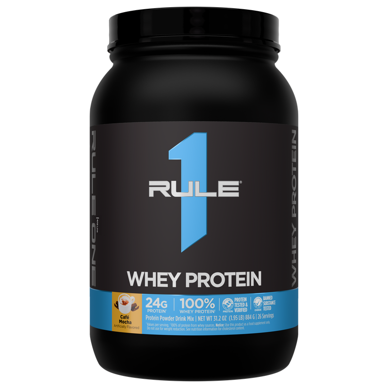 Rule 1 Whey Protein - 2lb (Cafe Mocha)