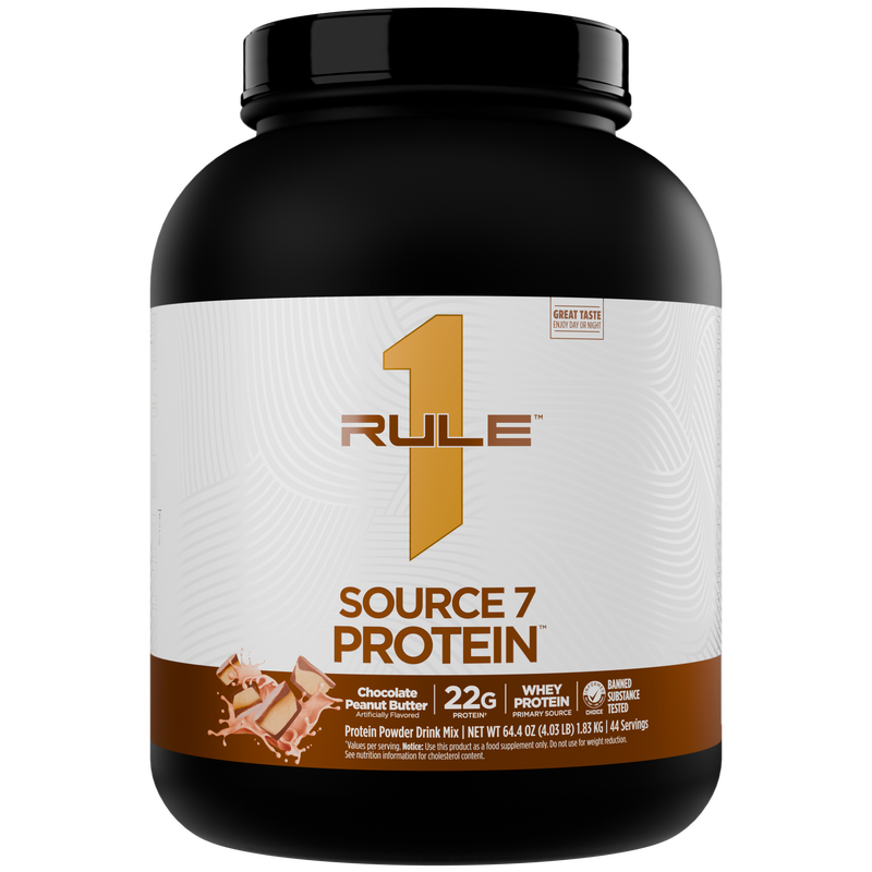 Rule 1 Source7 Protein - 4lb (Peanut Butter Choc)