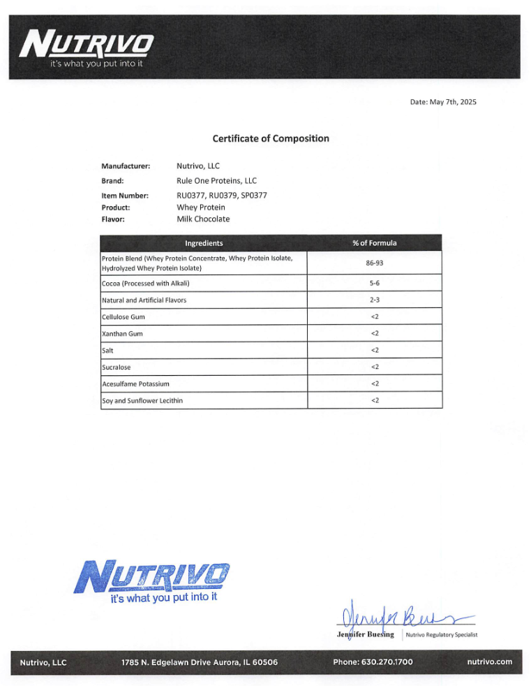 R1 Whey 5LB Milk Chocolate