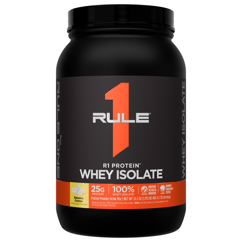 Rule 1 R1 Protein Isolate - 2lb (Banana Creme)