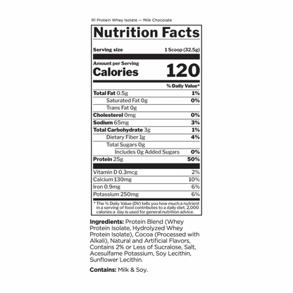 R1 Protein Isolate 2LB Milk Chocolate