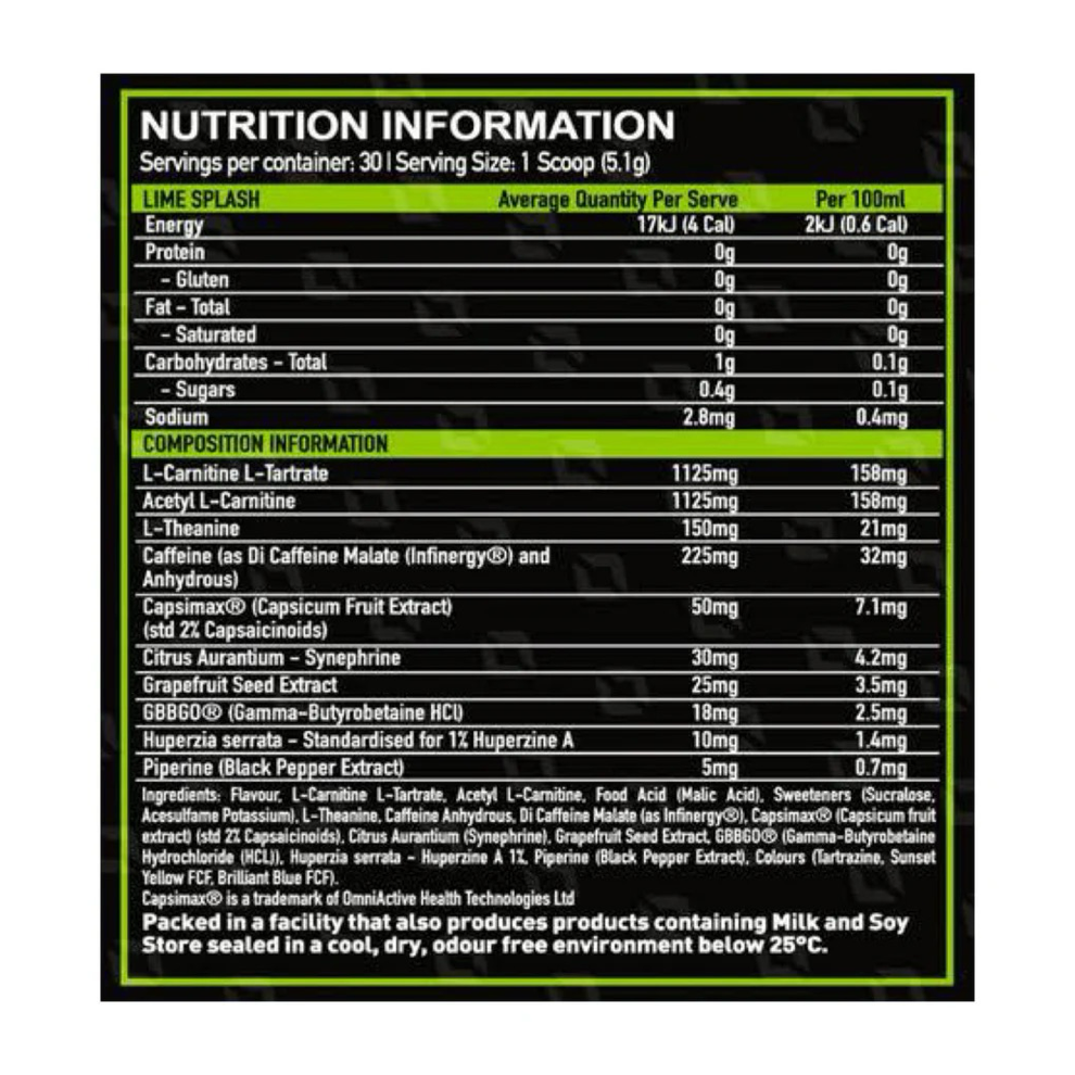 Onest Hyperburn Strawberry Lime