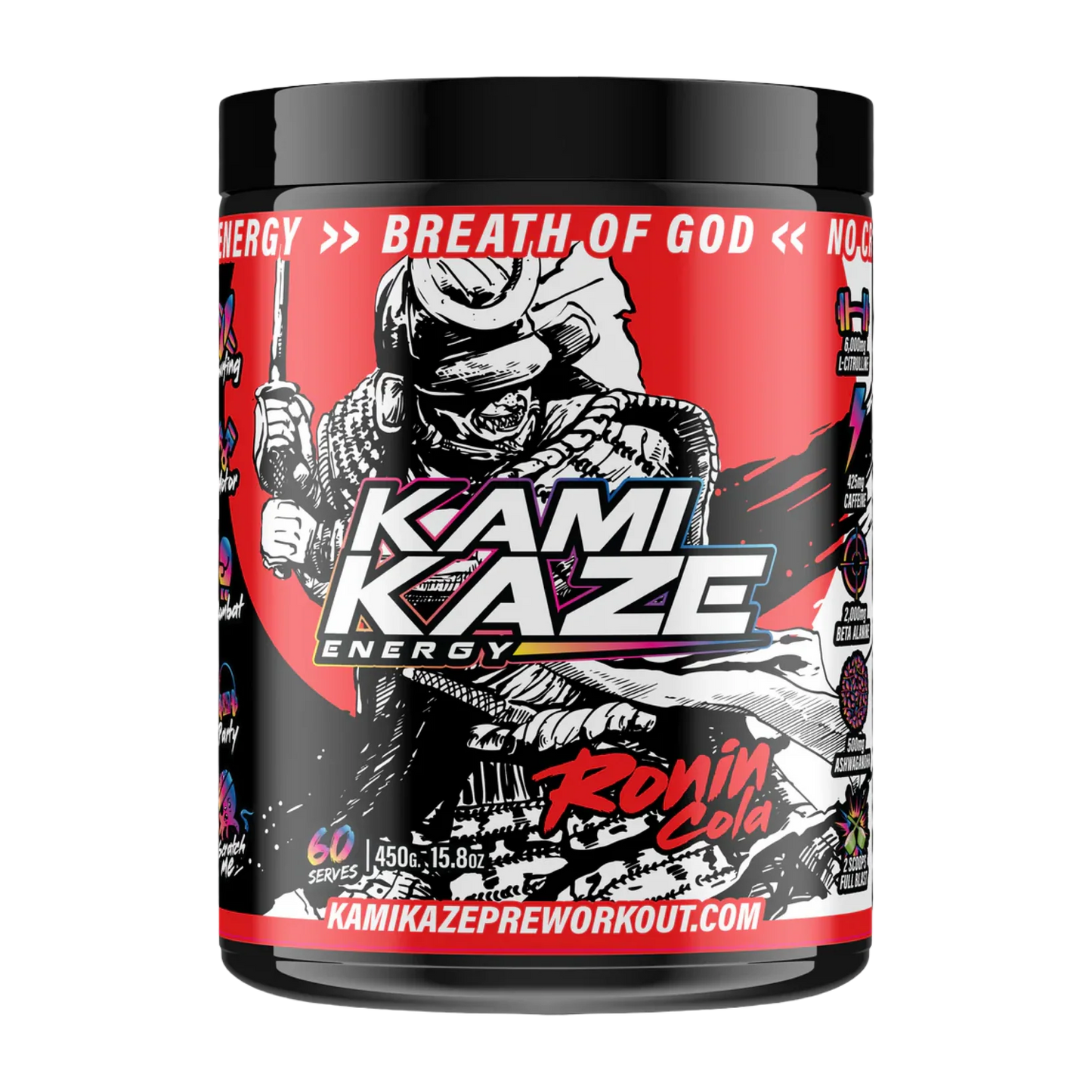 Kamikaze Pre Workout Ronin Cola