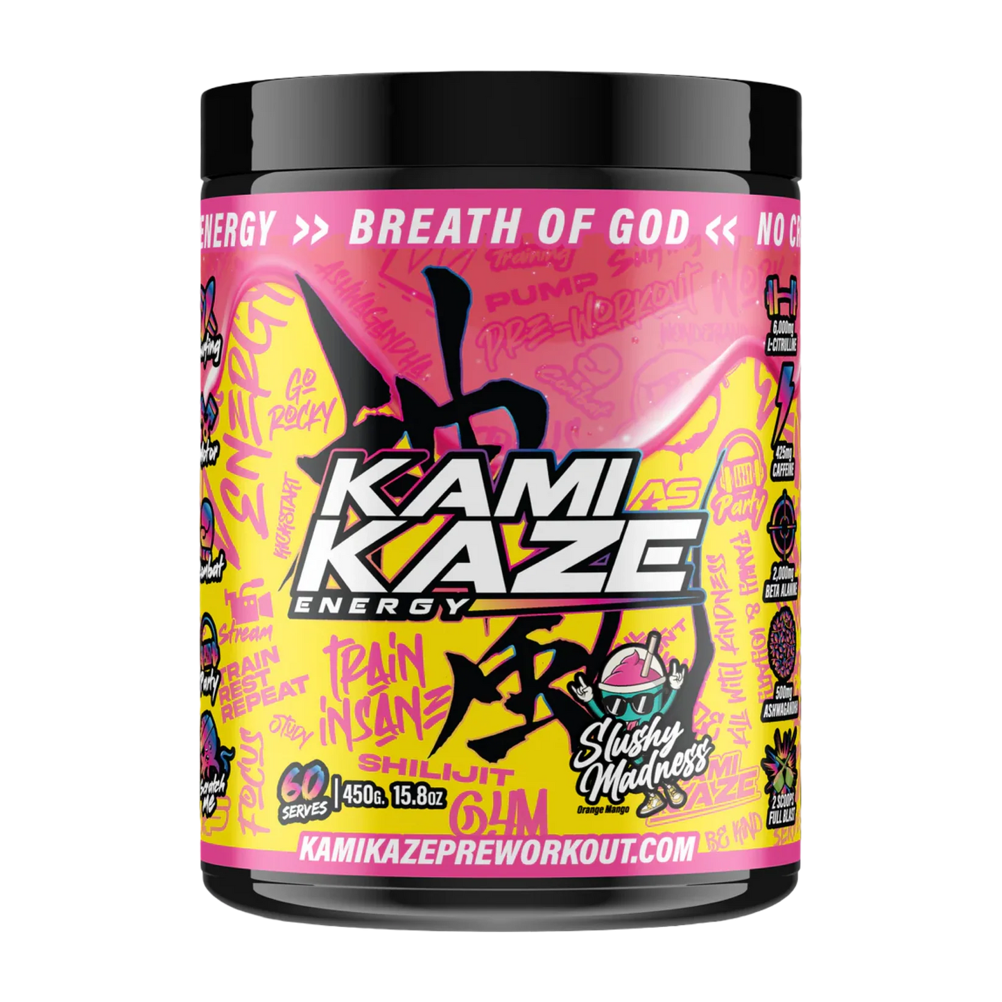 Kamikaze Pre Workout Slushy Madness