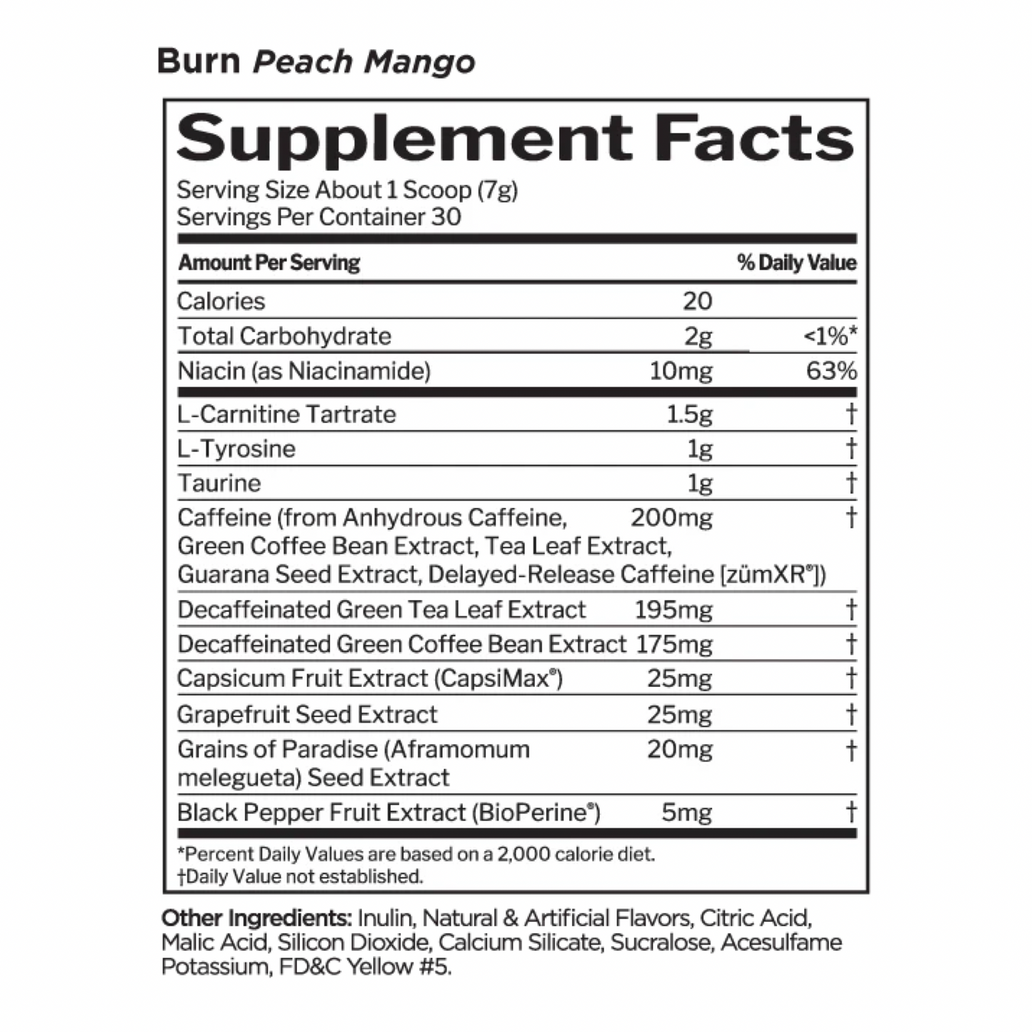 R1 Burn Peach Mango