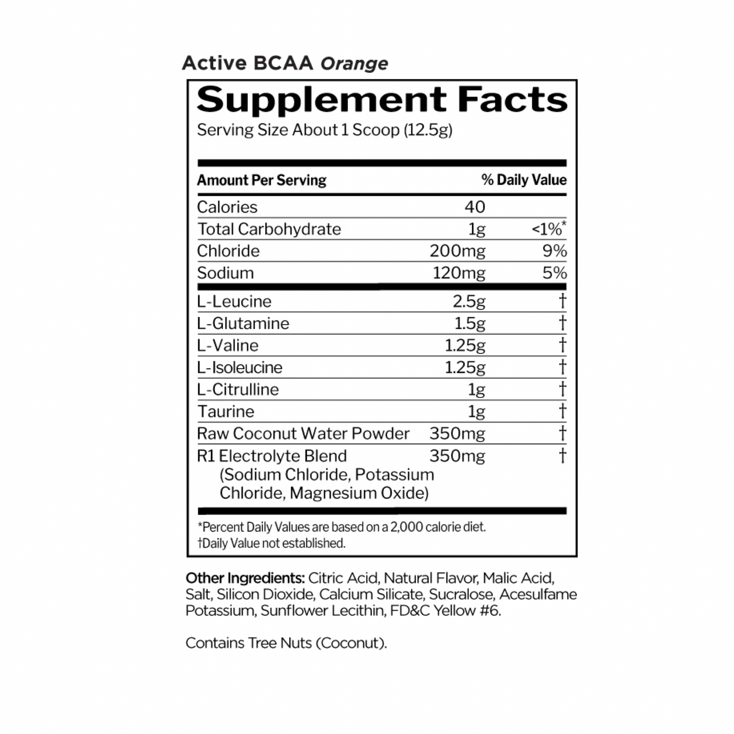 R1 Active BCAA Orange