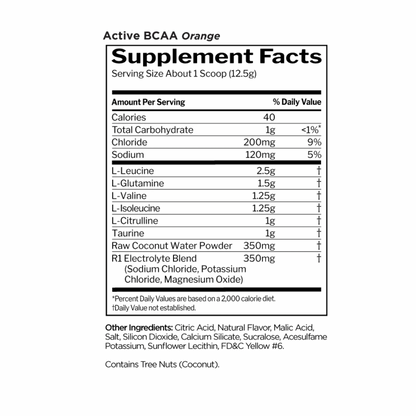 R1 Active BCAA Orange