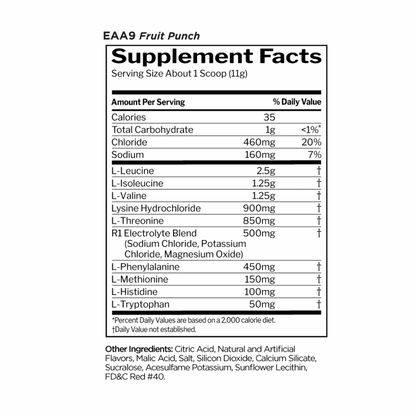 R1 Essential Amino Fruit Punch