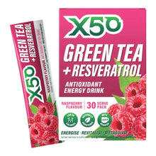 X50 Green Tea 30 Serve Raspberry