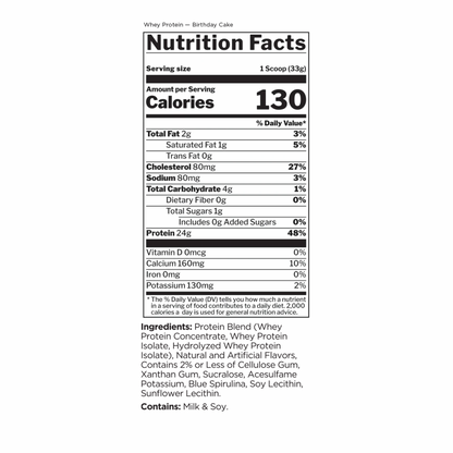R1 Whey 5LB Birthday Cake