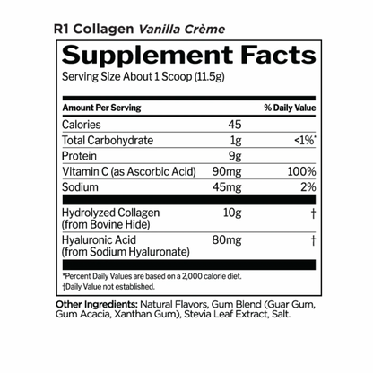 R1 Collagen 25 Serve Vanilla