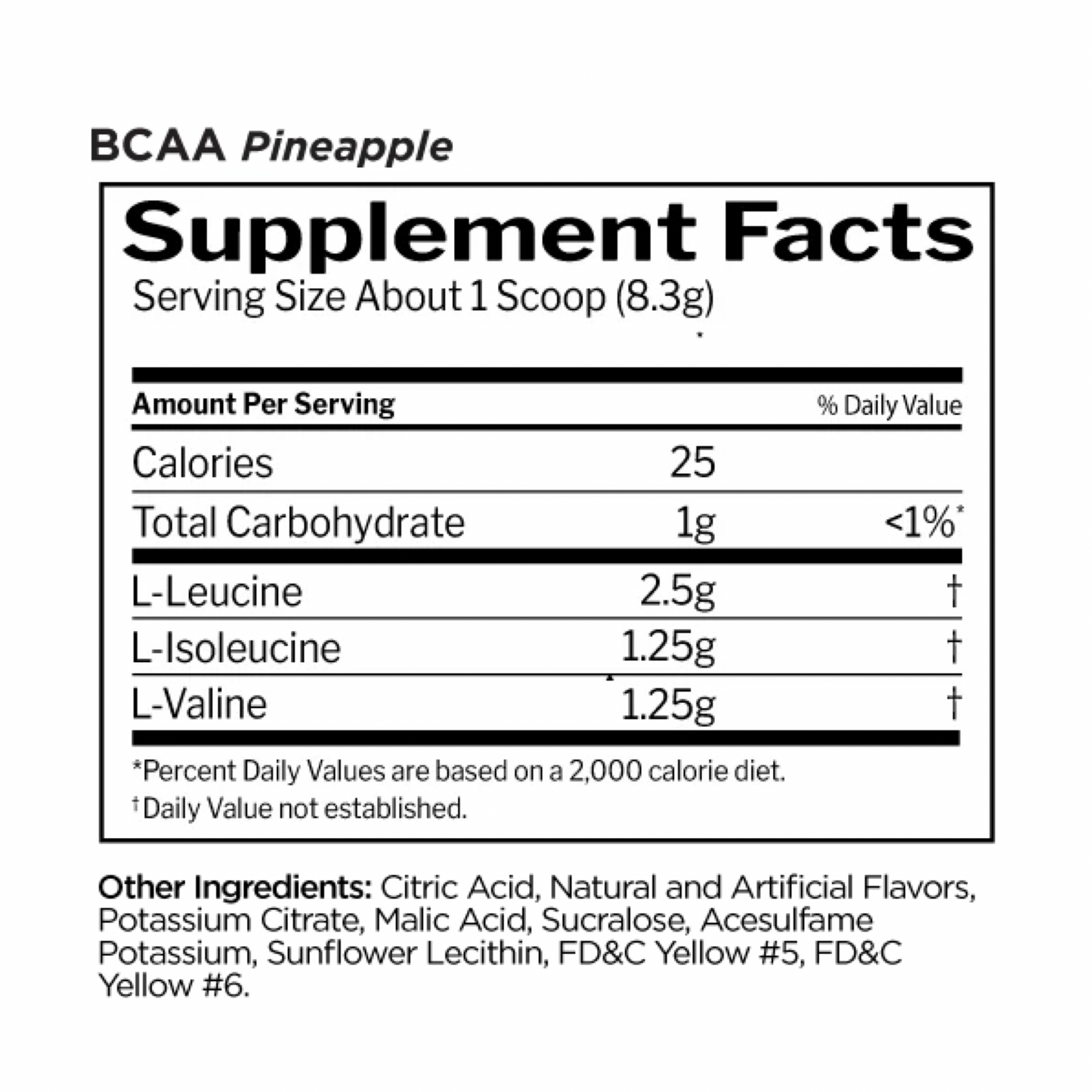 R1 BCAA 30 Serve Pineapple