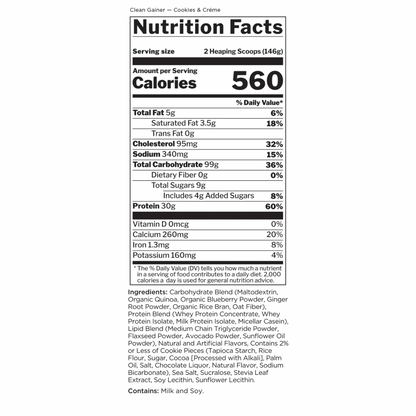 R1 Gain 10LB Cookies & Creme