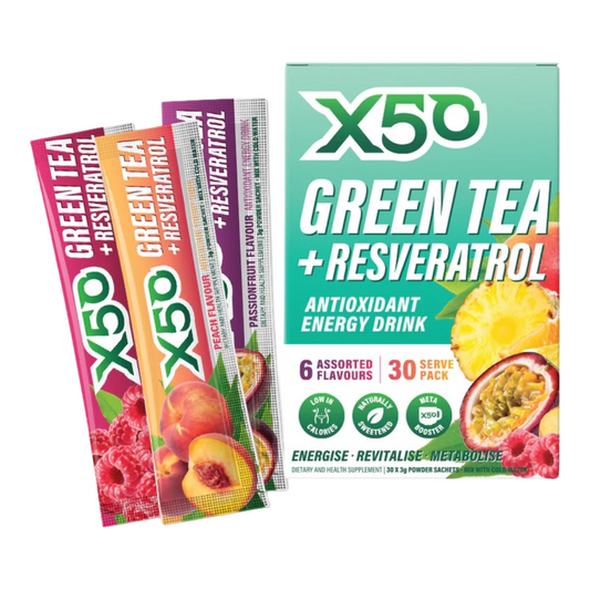 X50 Green Tea 30 Serve Assorted