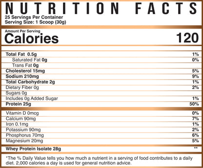 Inspired ISO-PF: Pasture Fed Whey Protein Isolate (Street Cart Churro)