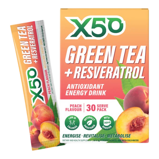 X50 Green Tea 30 Serve Peach