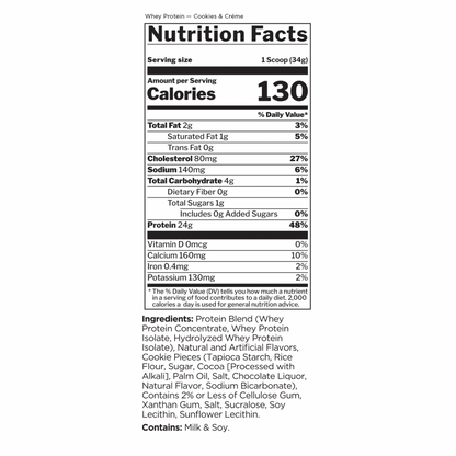 R1 Whey 2LB Cookies & Creme