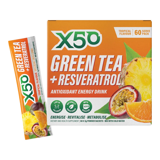 X50 Green Tea 60 Serve Tropical