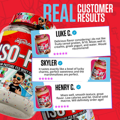 Inspired ISO-PF: Pasture Fed Whey Protein Isolate (Limited Charmz)