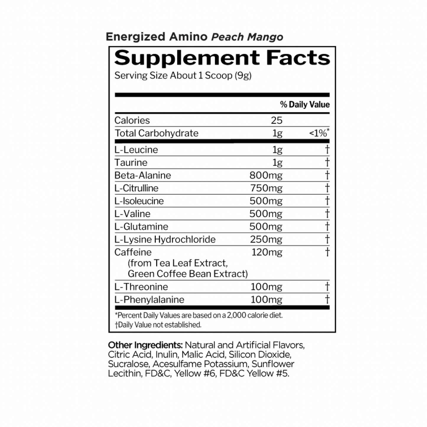 R1 Energized Amino Peach Mango