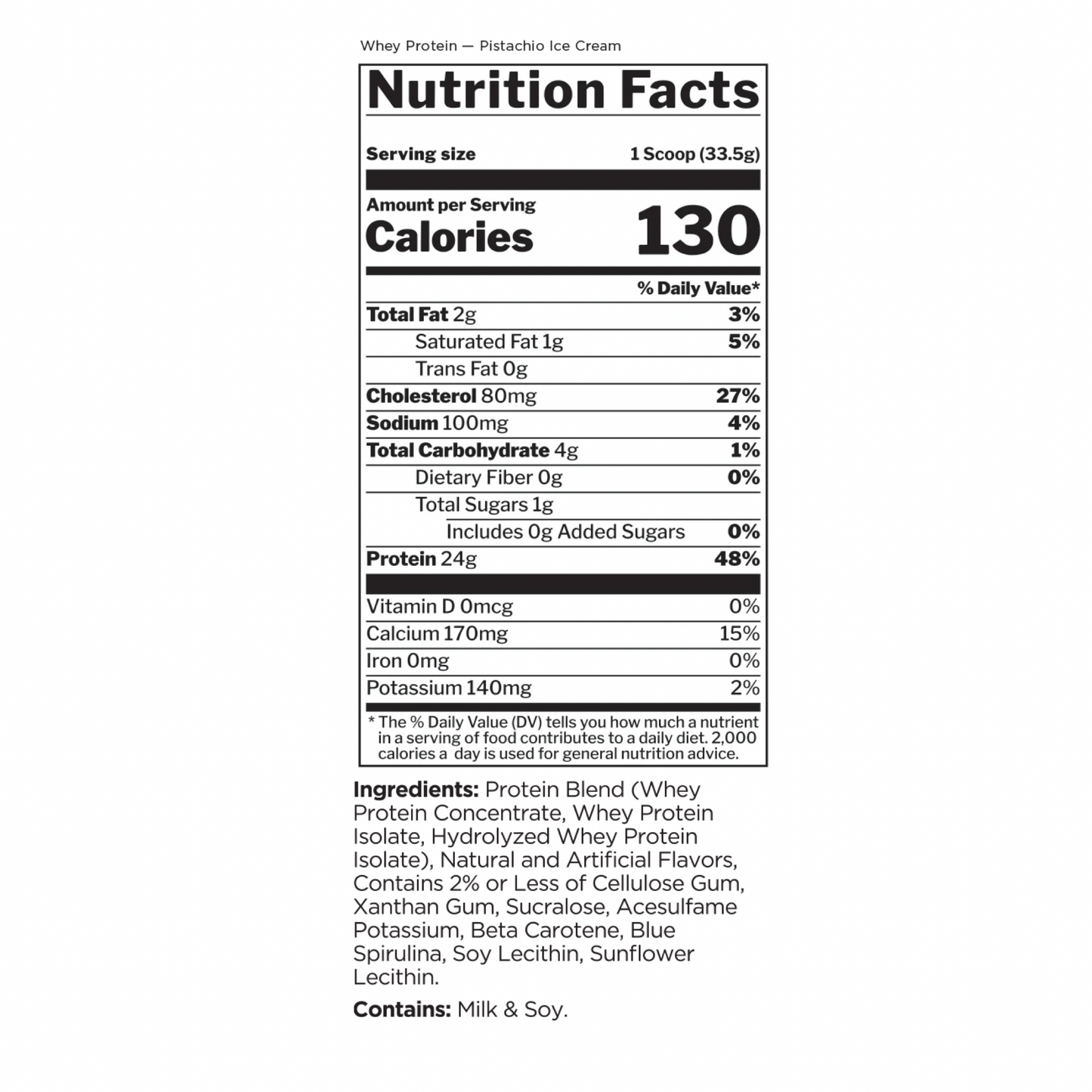 R1 Whey 5LB Pistachio
