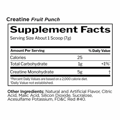 R1 Creatine 60 Serve Fruit Punch