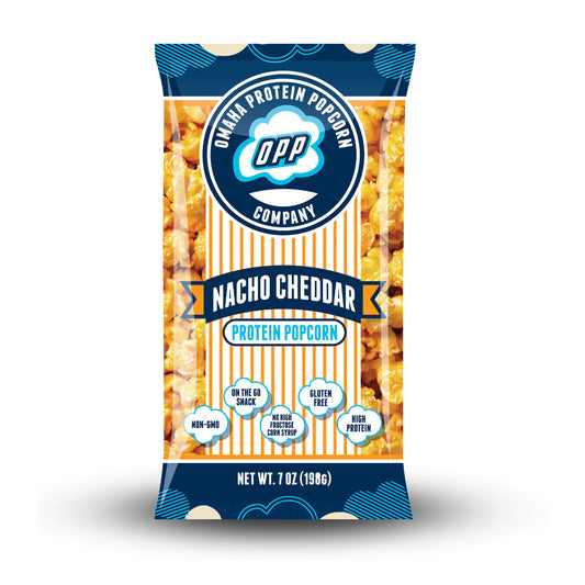 Omaha Protein Popcorn Nacho Cheddar