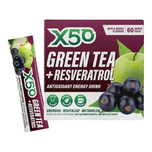 X50 Green Tea 60 Serve Appleberry