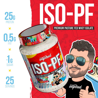 Inspired ISO-PF: Pasture Fed Whey Protein Isolate (Limited Charmz)