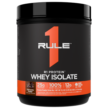 R1 Protein Isolate 1LB Chocolate Fudge