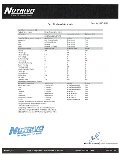 R1 Whey 5LB Pistachio